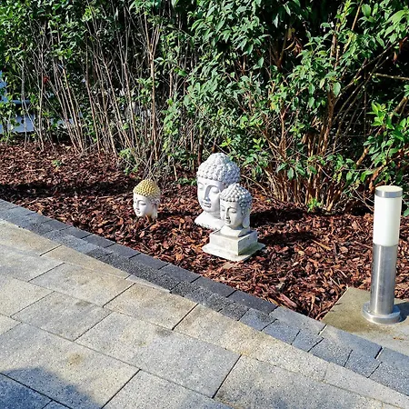 Ferienhaus Gruener Bungalow Kontaktloser Checkin Stendell Buitenkant foto
